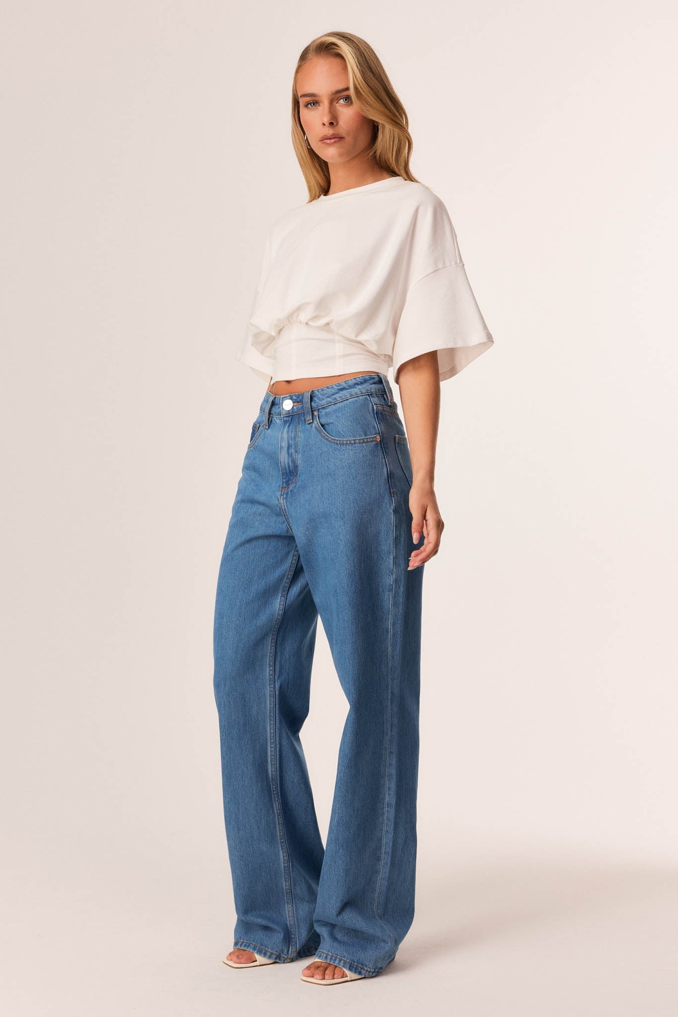 SNDYS BLANCA CORSET TEE (Off White)
