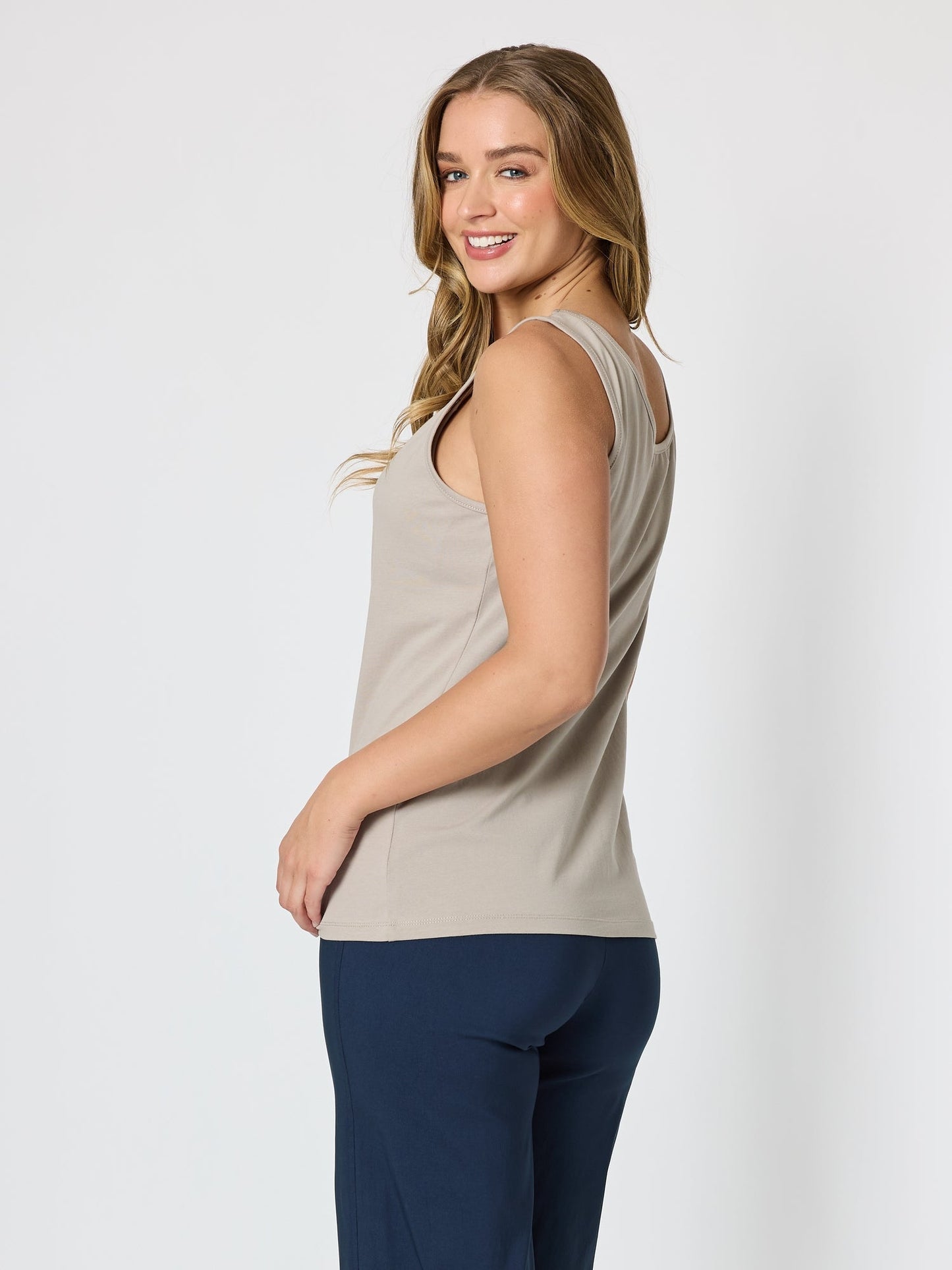 Threadz Basic Cotton Camisole (Natural)
