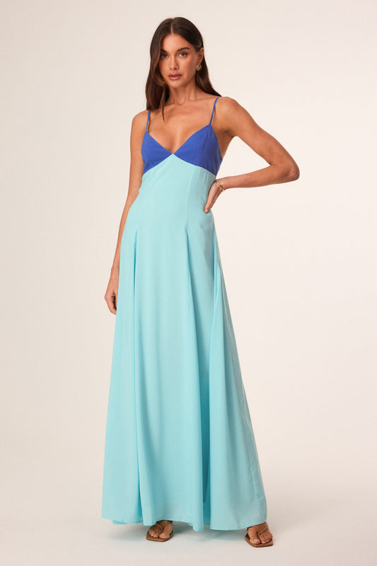 SNDYS CASSIA MAXI DRESS (Aqua)
