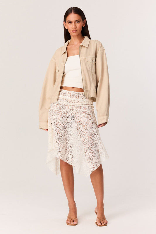 SNDYS COLE DENIM JACKET (Oat)