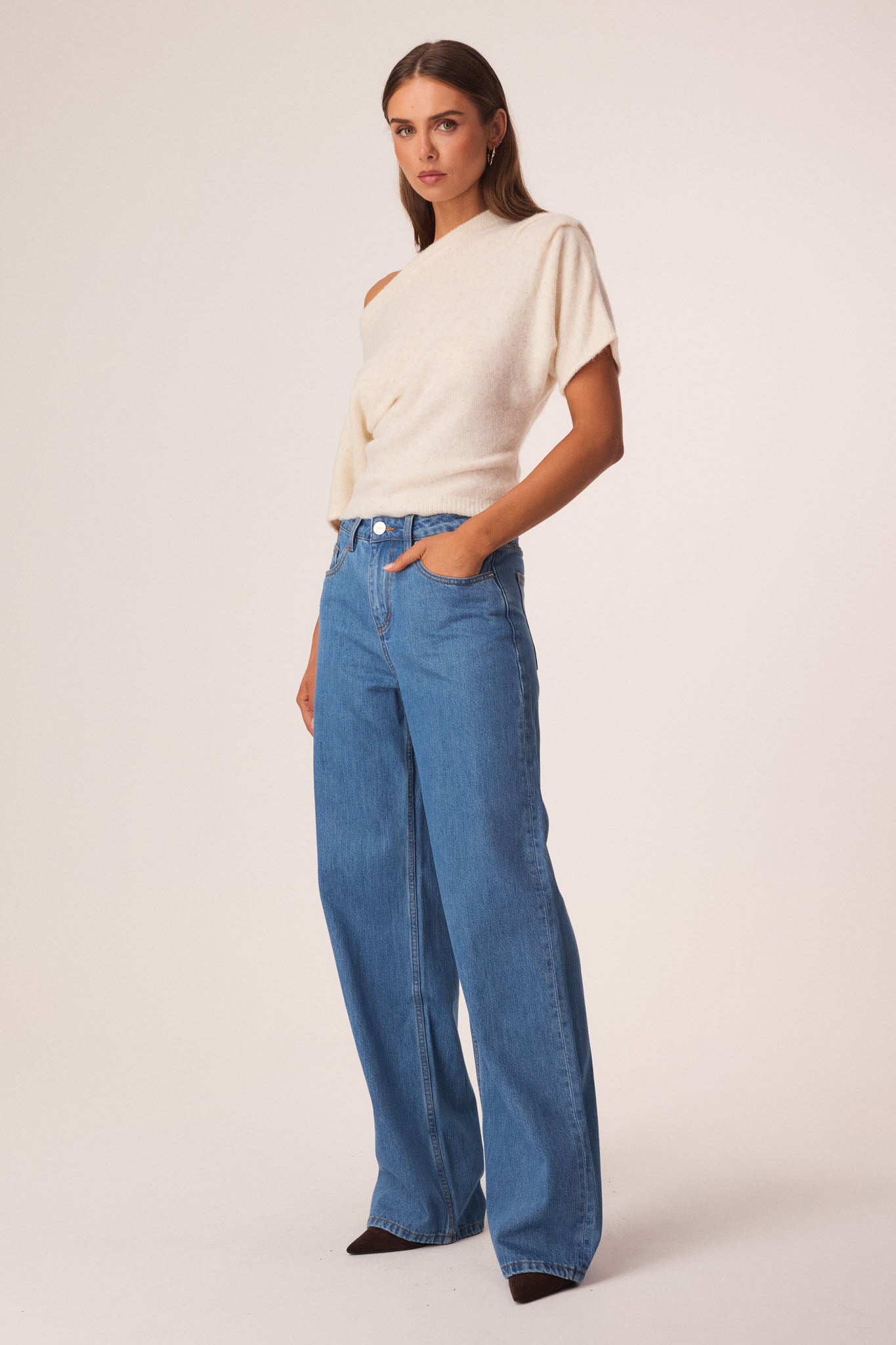 SNDYS WILDA TOP (Cream Marle)