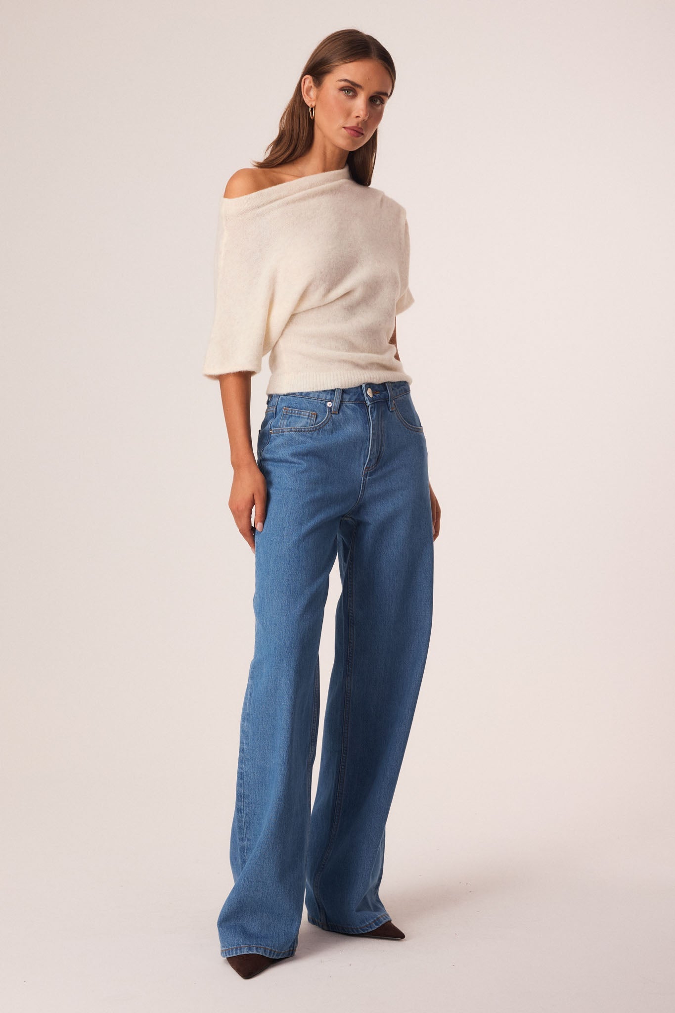 SNDYS WILDA TOP (Cream Marle)