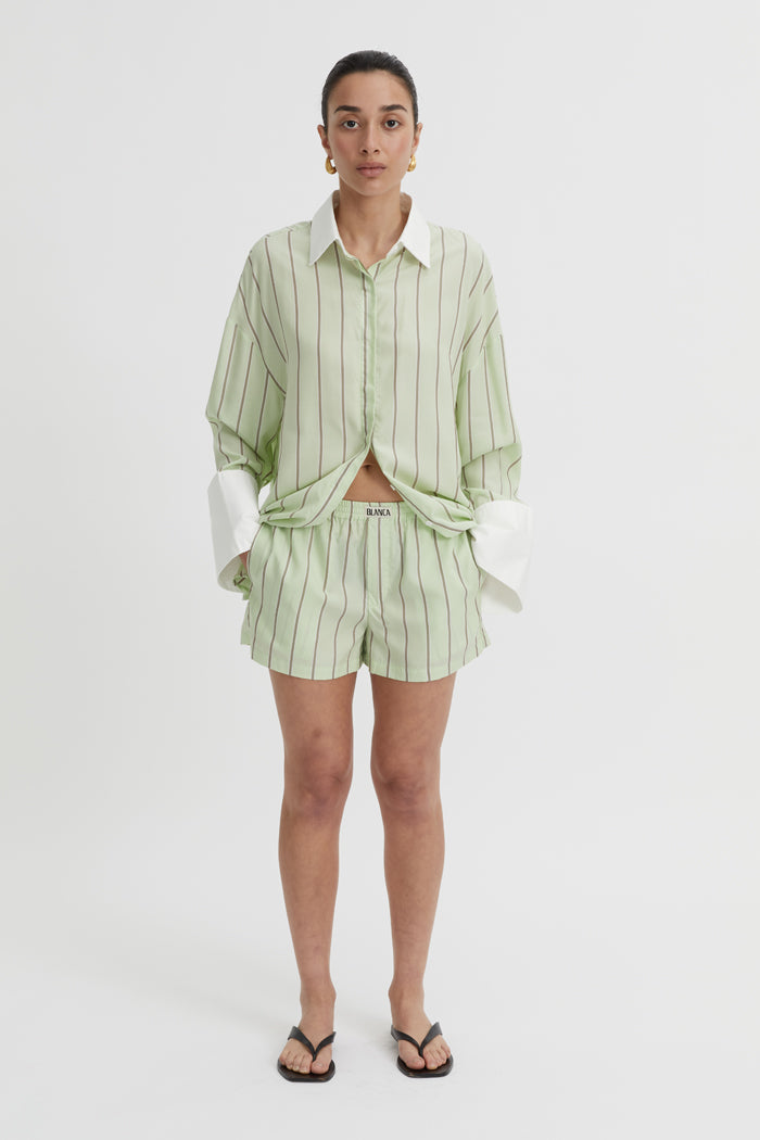 Blanca Studio Opal Shorts (Pistachio)
