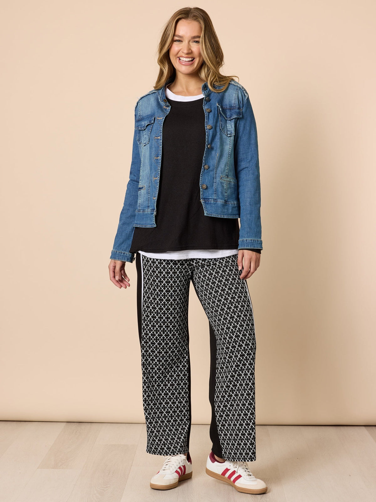 Threadz Alicia 2 in 1 Top (Black)