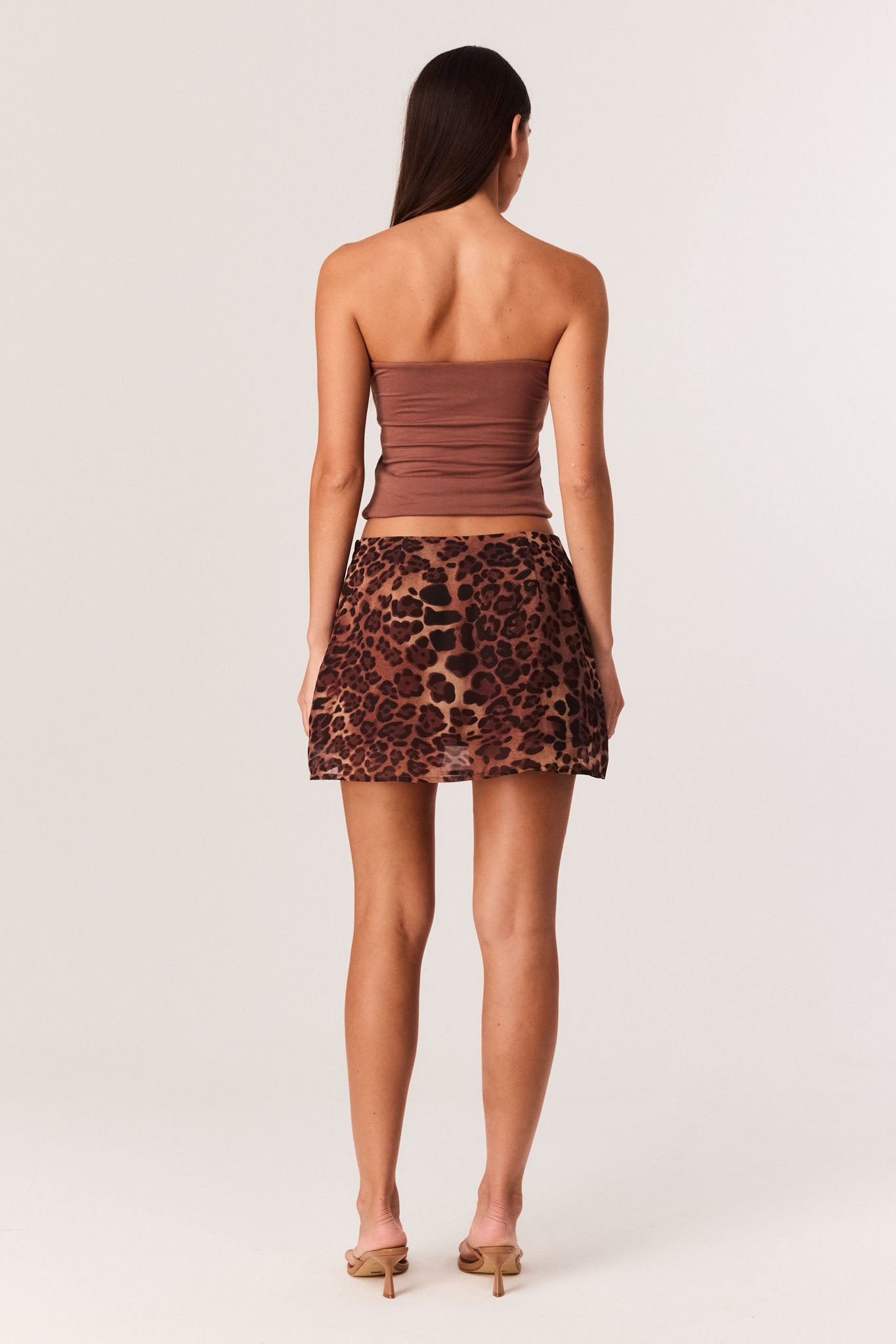 SNDYS ANISA MINI SKIRT (Leopard)