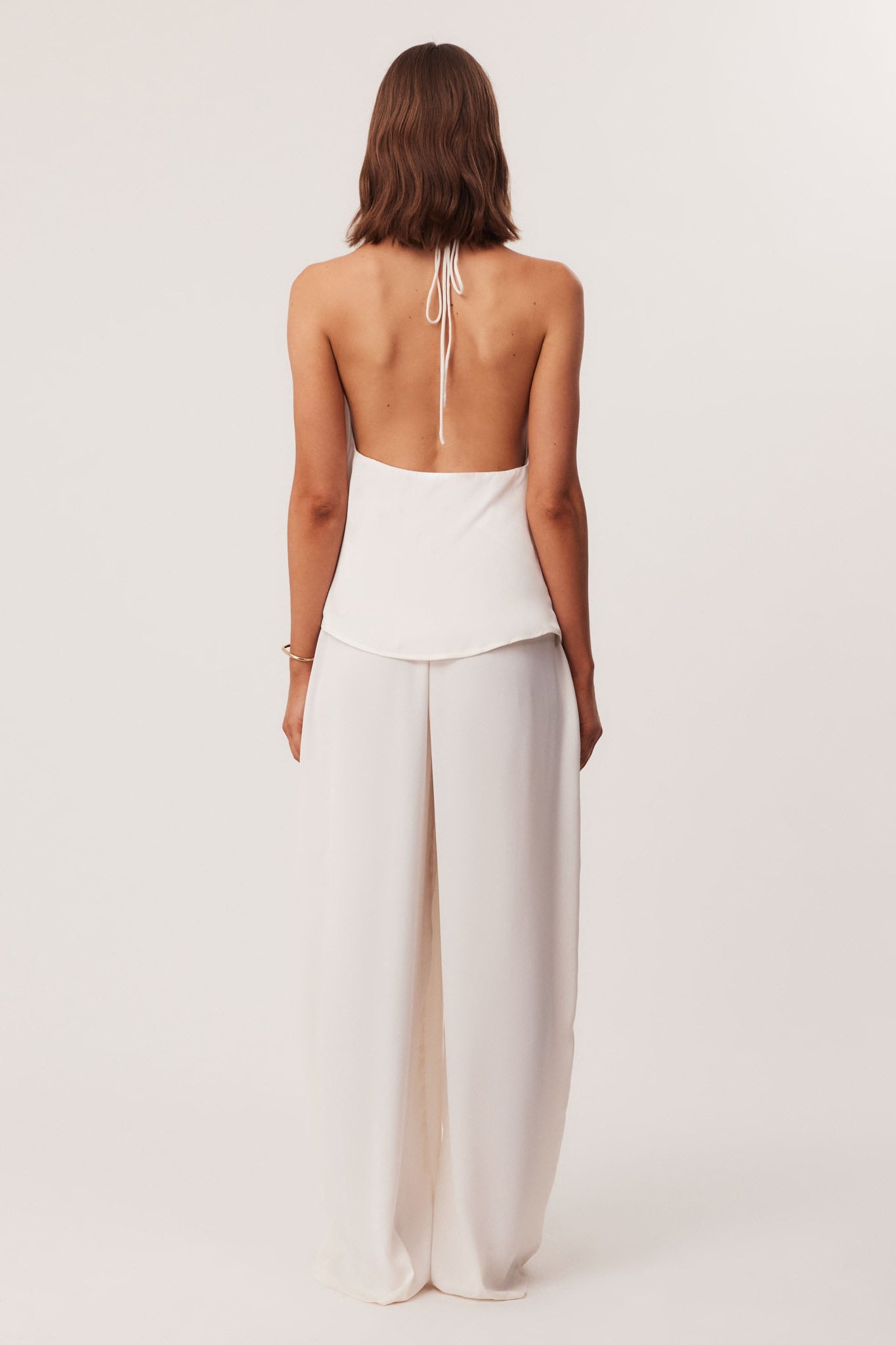 SNDYS ROSEWOOD HALTER TOP (Off White)