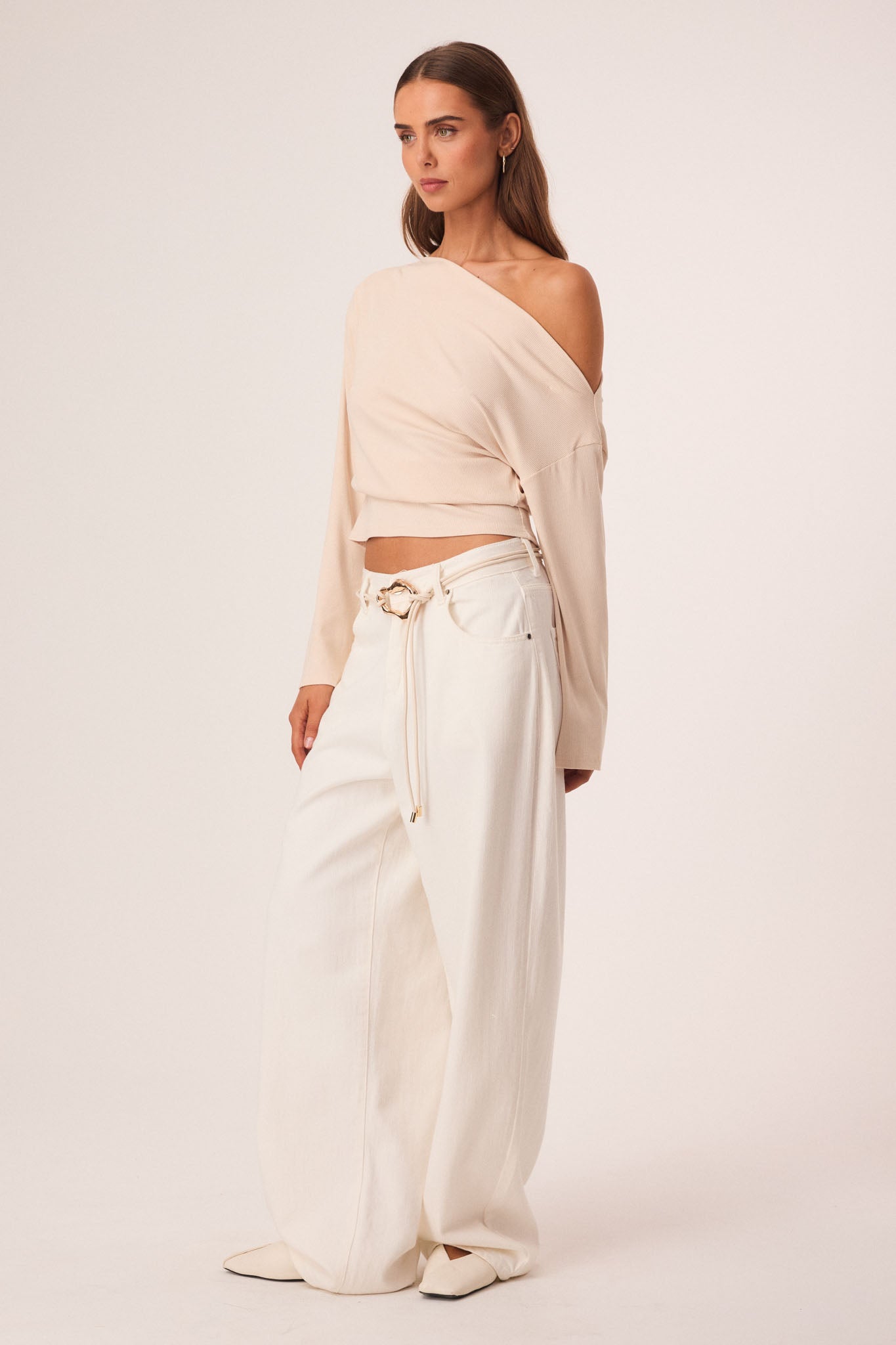 SNDYS FLYNN TOP (Stone)
