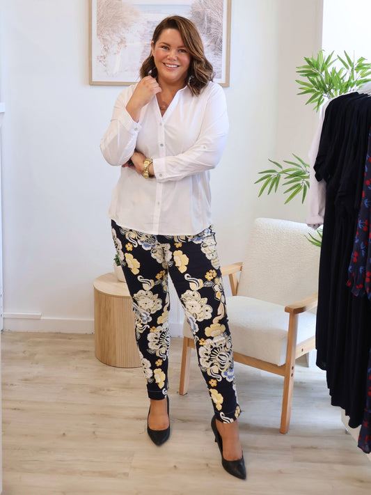 Gordon Smith Newport Print Pant (Navy Multi)