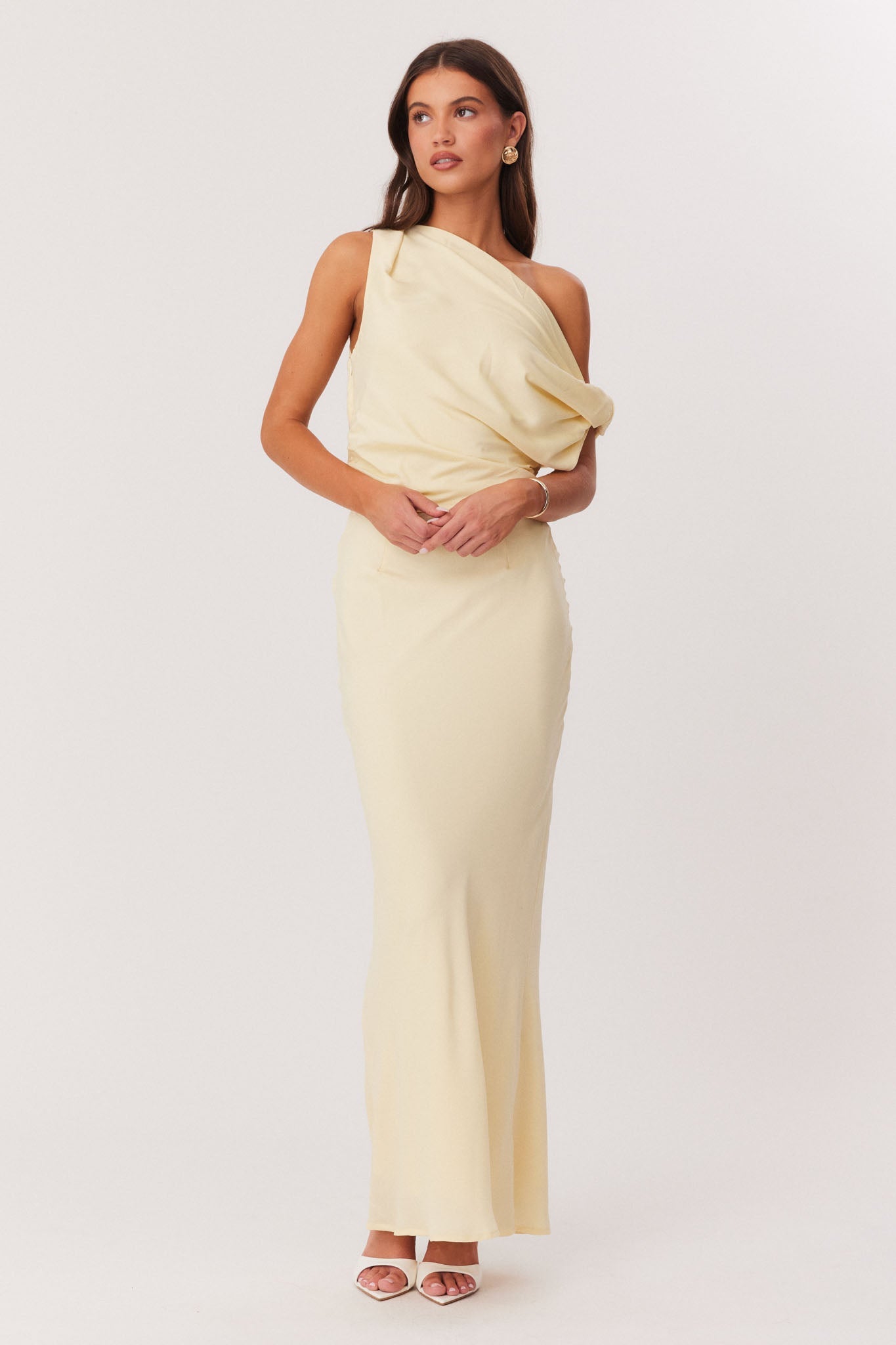 Image of Dresses. Productname: SNDYS CALISSA MAXI DRESS in Limoncello colour by brand - SNDYS