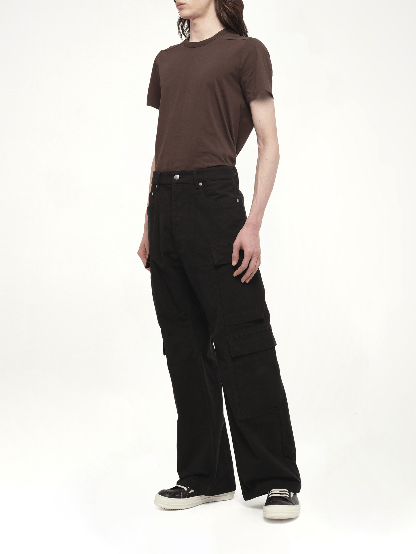 RICK OWENS Double Cargo Jeans (Black)