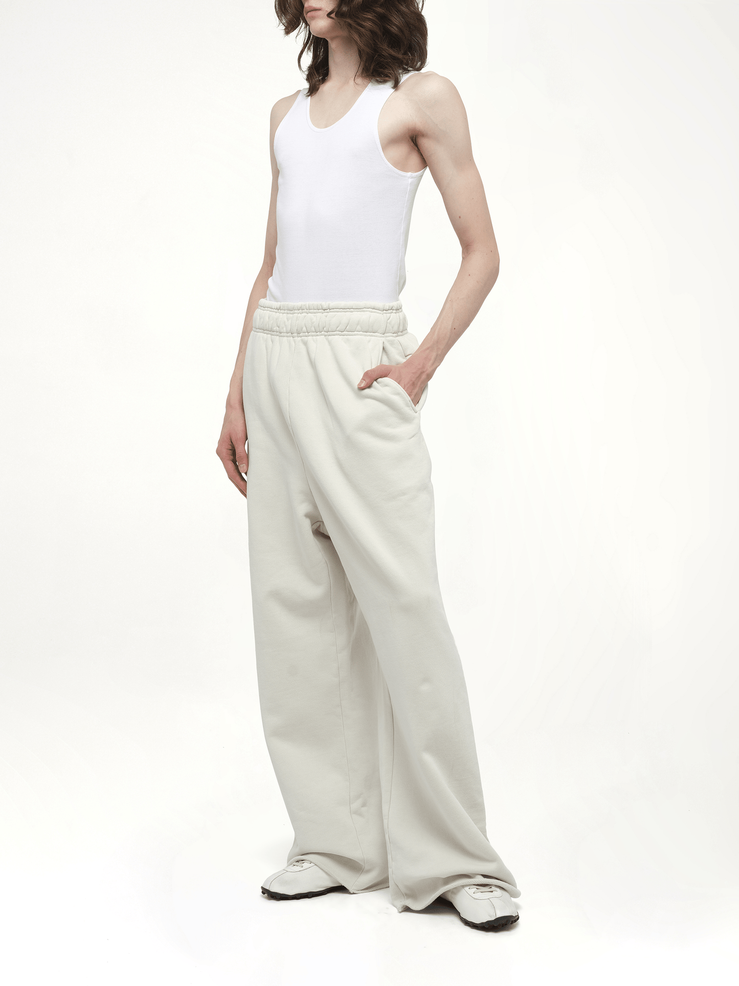 ENTIRE STUDIOS Full Sweatpants (White)