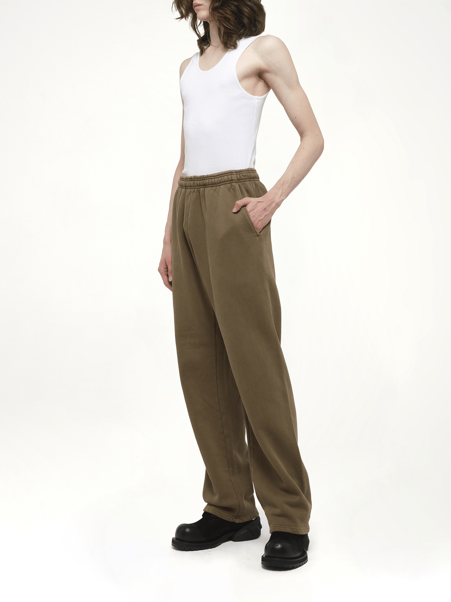 ENTIRE STUDIOS Straight-Leg Sweatpants (Brown)