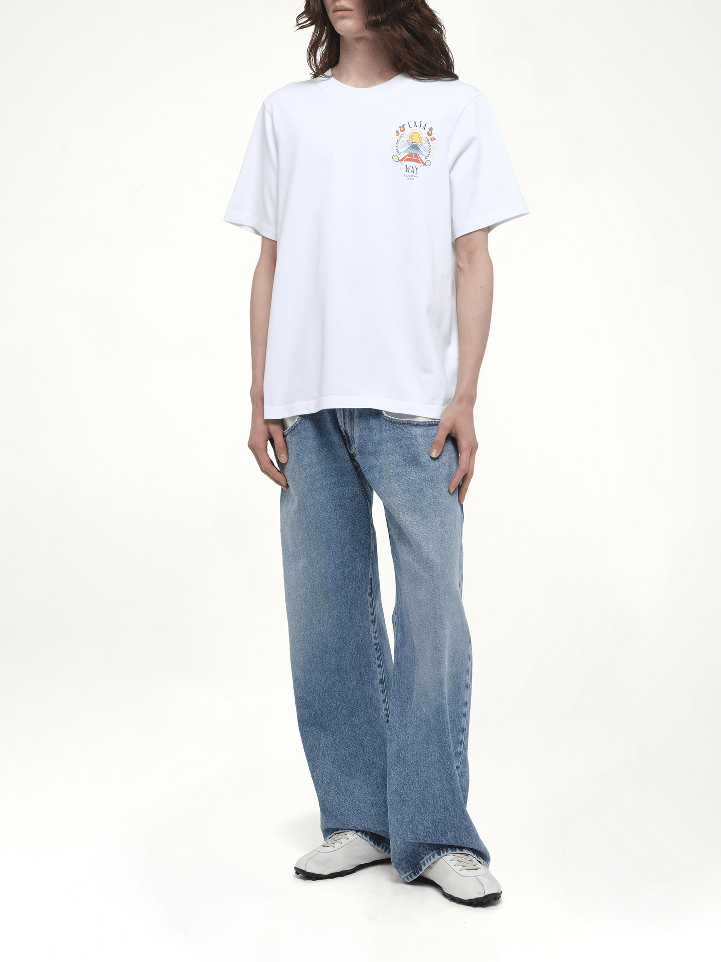 CASABLANCA Casaway Mountain T-Shirt (White)