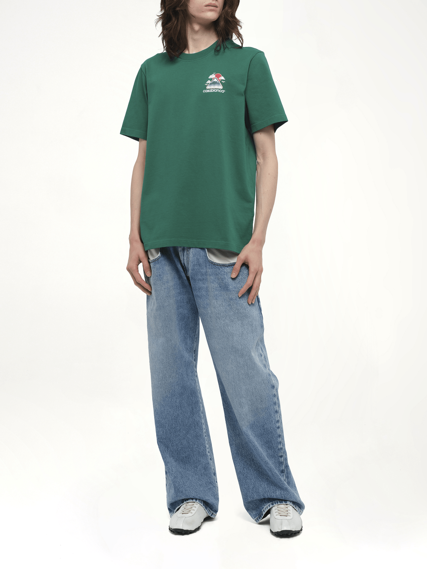 CASABLANCA Montagne Ondulee T-Shirt (Green)