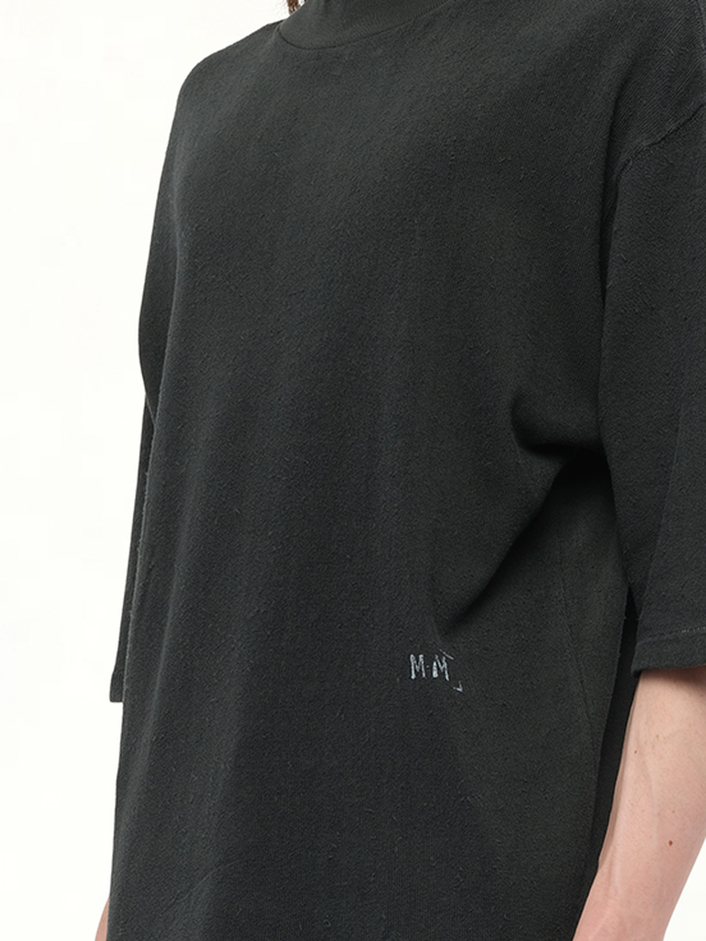 MAISON MARGIELA Reverse Terry T-Shirt (Black)