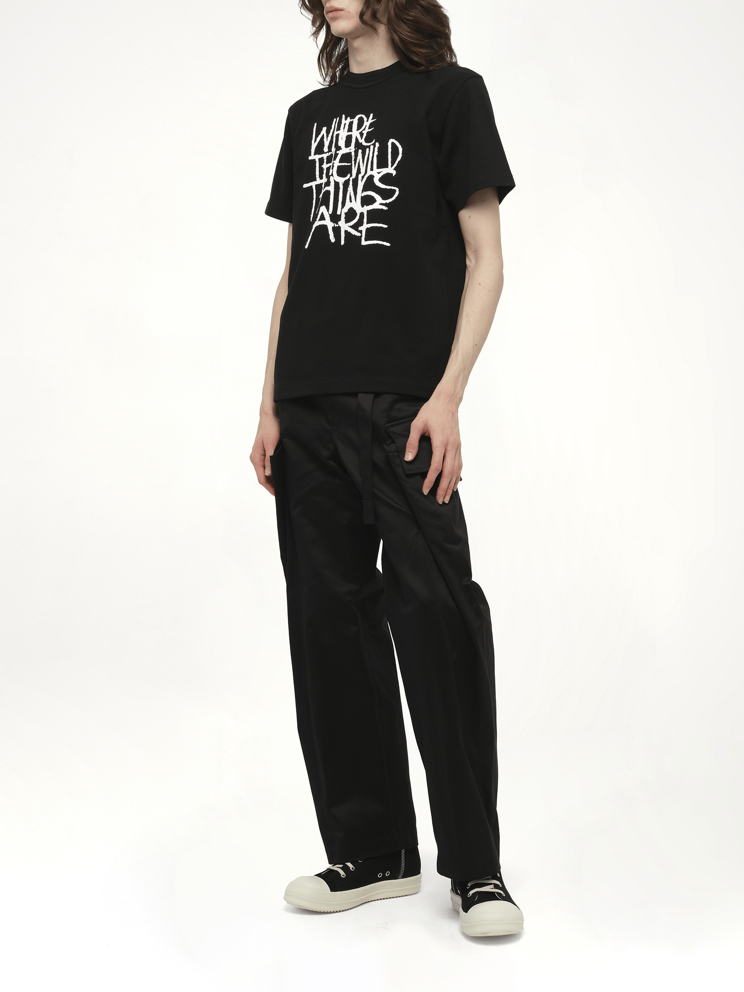 SACAI WHERE THE WILD THINGS ARE Logo T-Shirt (Black)