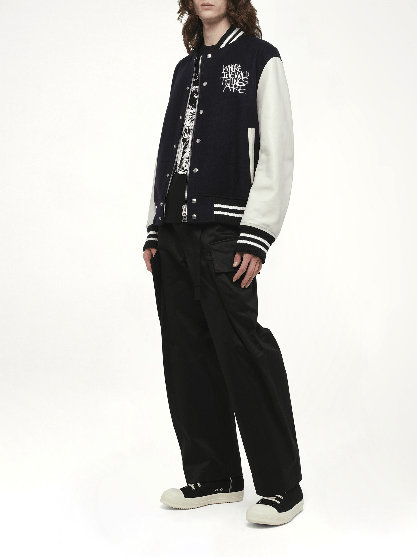 SACAI WHERE THE WILD THINGS ARE Blouson (Navy)