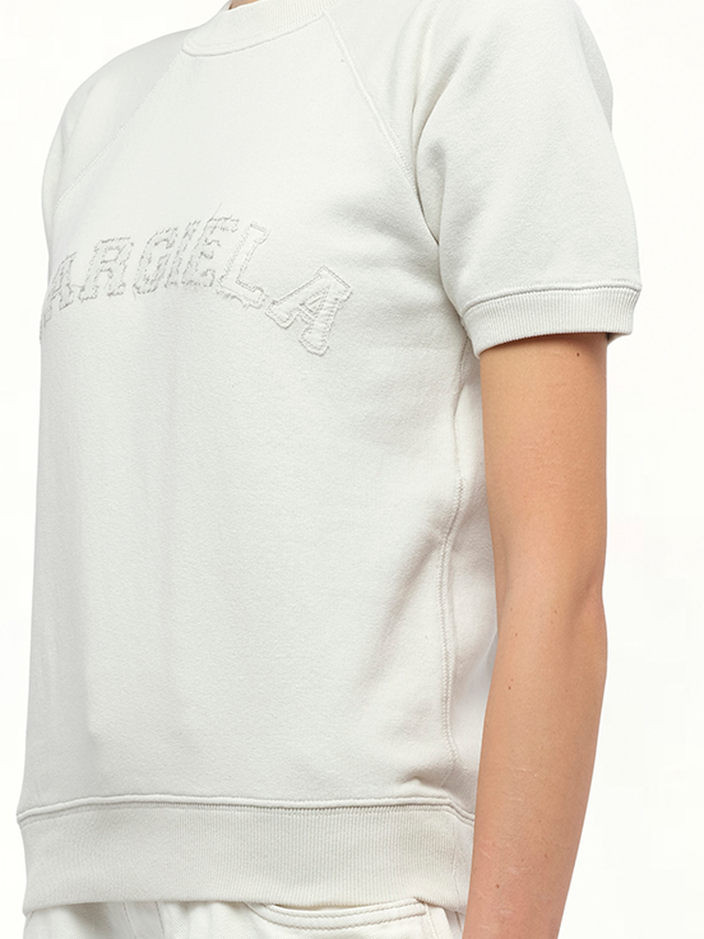 MAISON Margiela Short Sleeve Sweatshirt (Yellow)