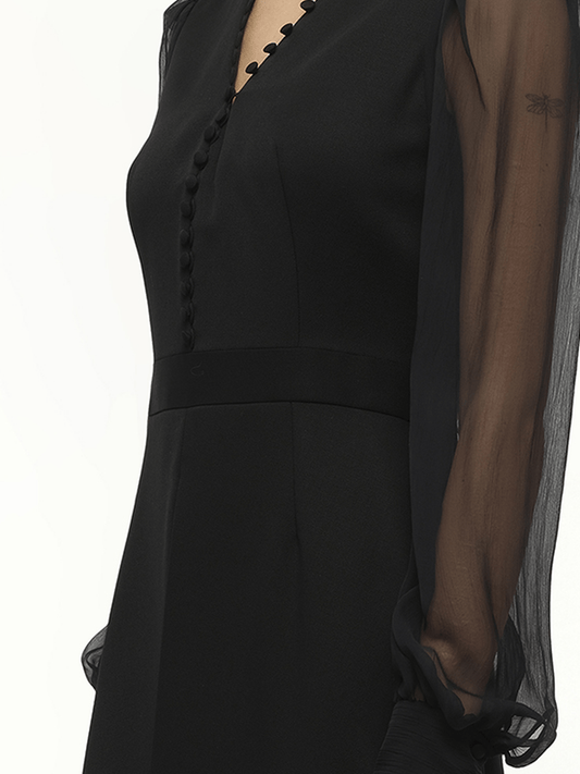 ALEXANDER MCQUEEN Amq Dress (Black)