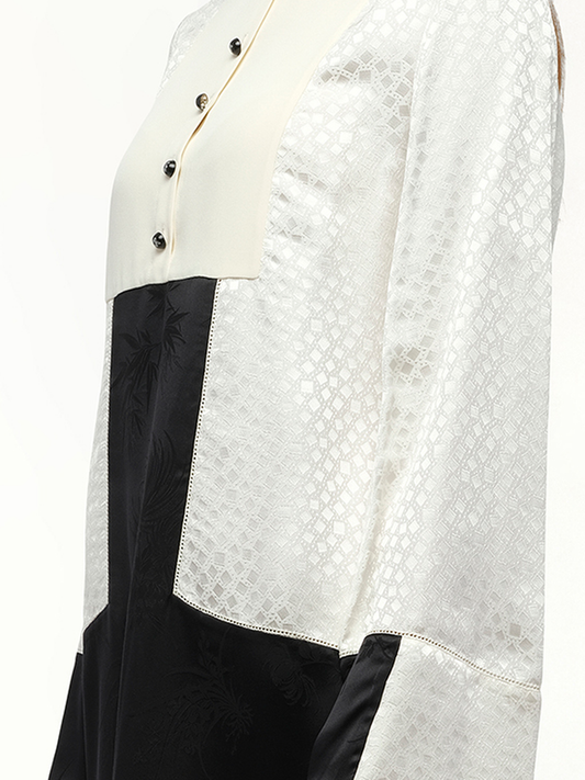 ALEXANDER MCQUEEN Amq - Dress (Bone Blk)