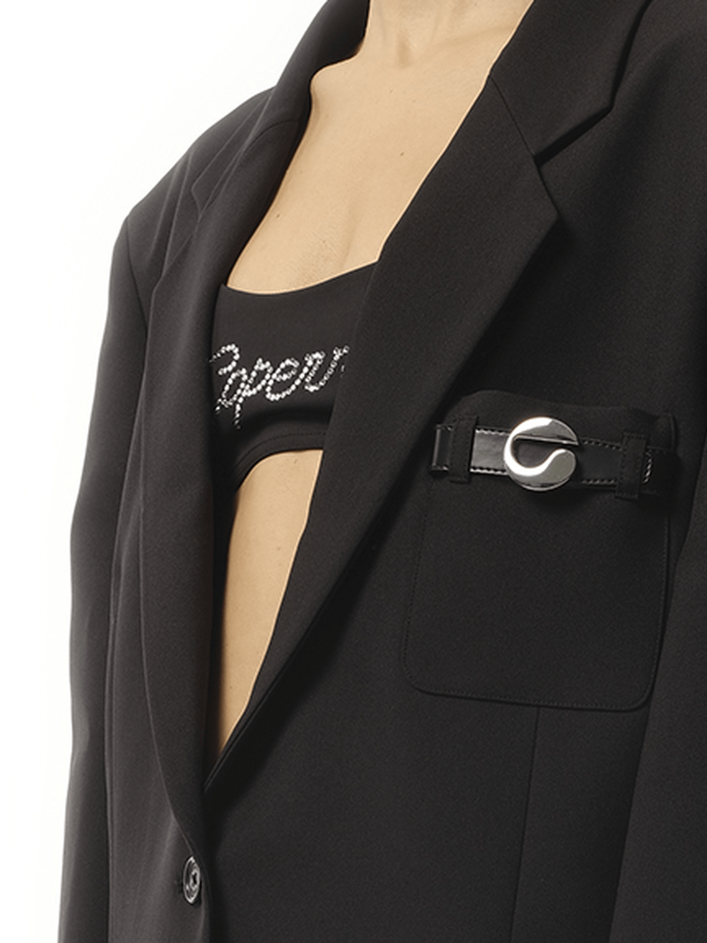 COPERNI Belted Pocket Tailored Jacket (Black)