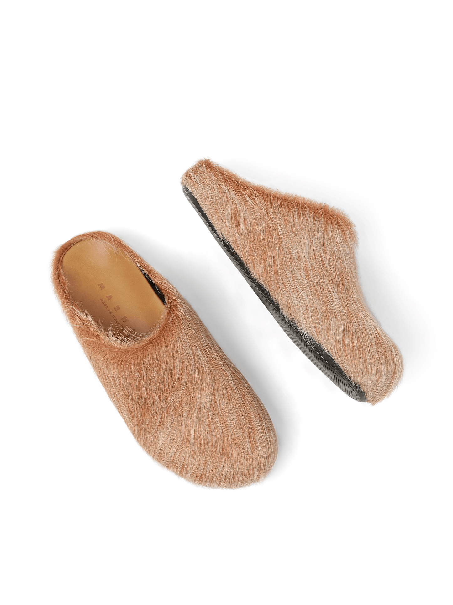 MARNI Fussbett Sabot Mule (Beige)
