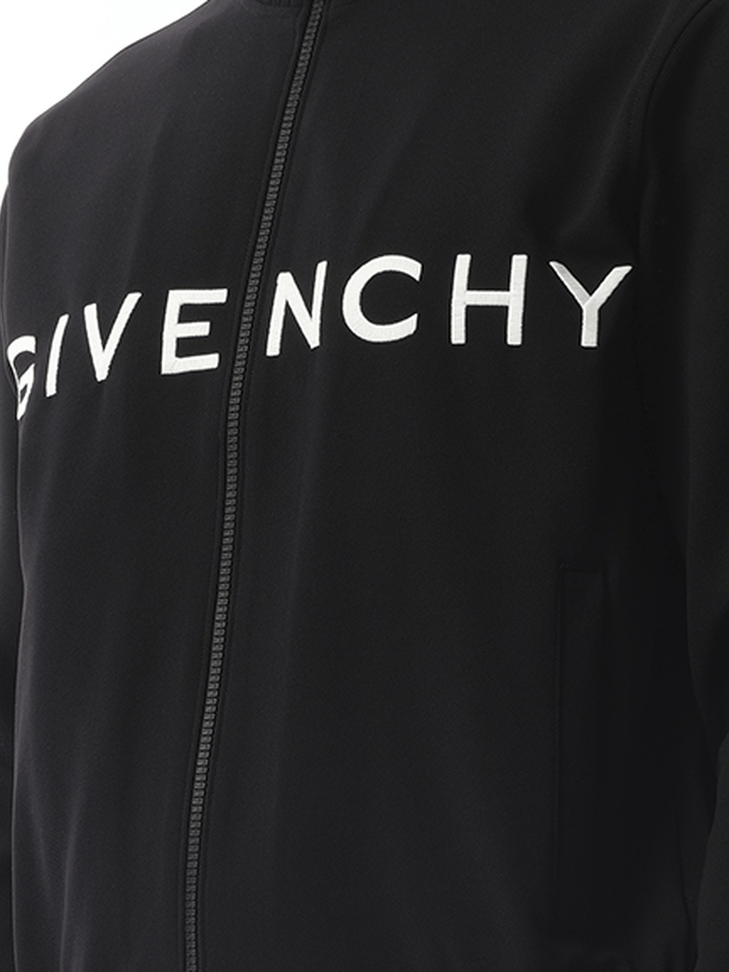 GIVENCHY Dove Tracksuit Zip Through Sweatshirt (Black)
