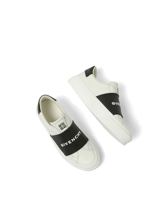 GIVENCHY City Sport Elastic Band Sneaker (White)