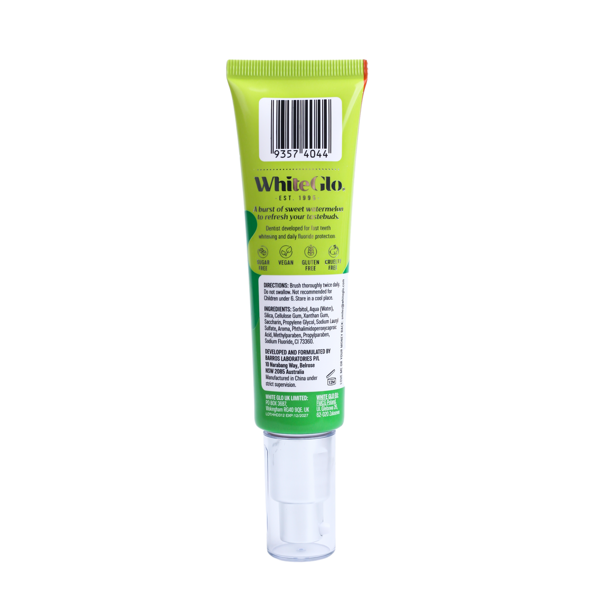 White Glo Juicy Watermelon Toothpaste