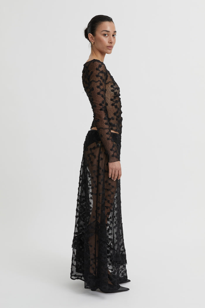 Blanca Studio Delphina Lace Skirt (Black)