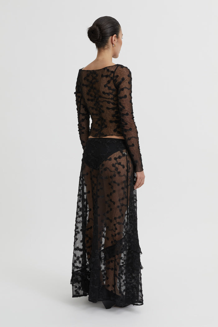 Blanca Studio Delphina Lace Skirt (Black)