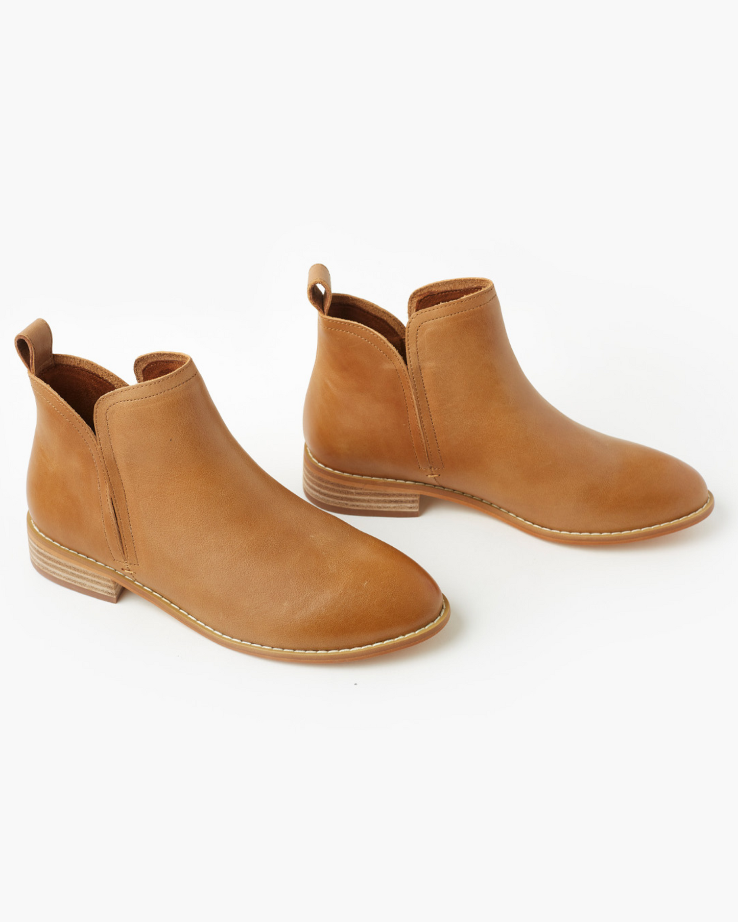 Walnut Melbourne Douglas Leather Boot (Tan)