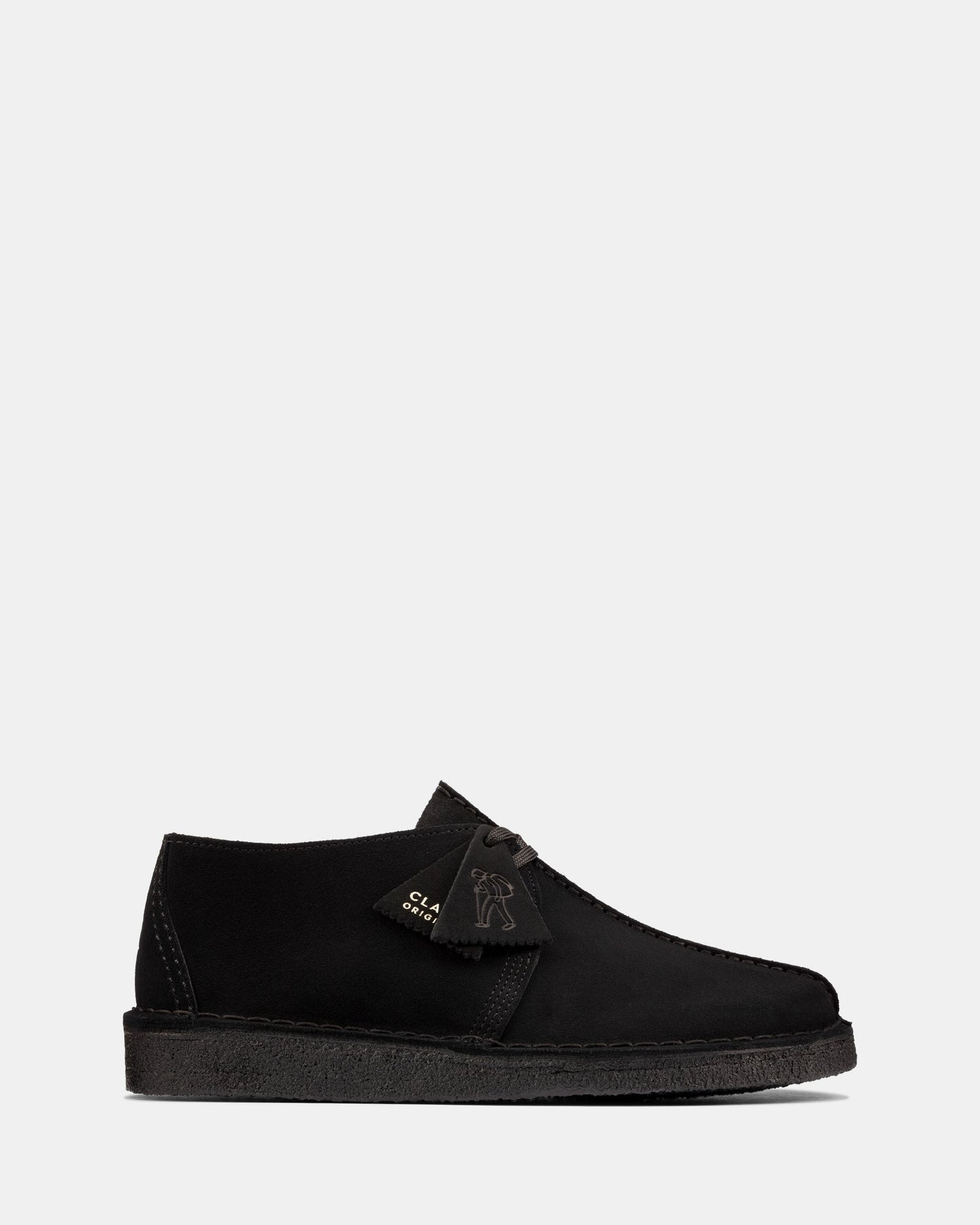 Image of Footwear. Productname: Desert Trek (M) Black Suede in Black Suede colour by brand - Clarks Originals