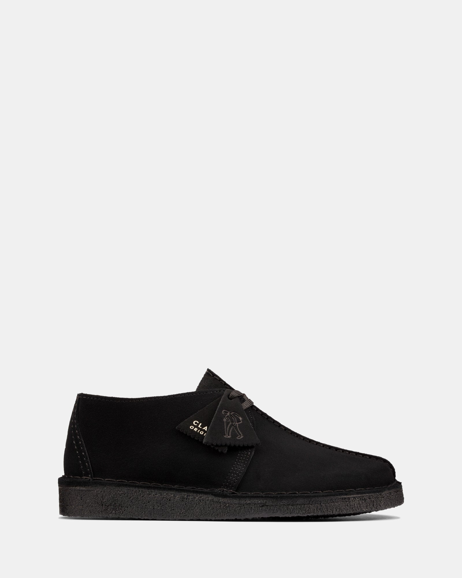 Image of Footwear. Productname: Desert Trek (M) Black Suede in Black Suede colour by brand - Clarks Originals