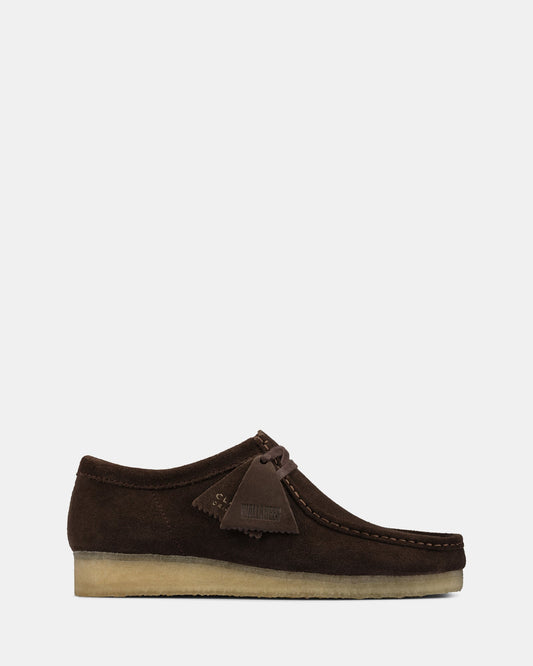 Image of Footwear. Productname: Wallabee (M) Dark Brown Suede Ii in Dark Brown Suede Ii colour by brand - Clarks Originals