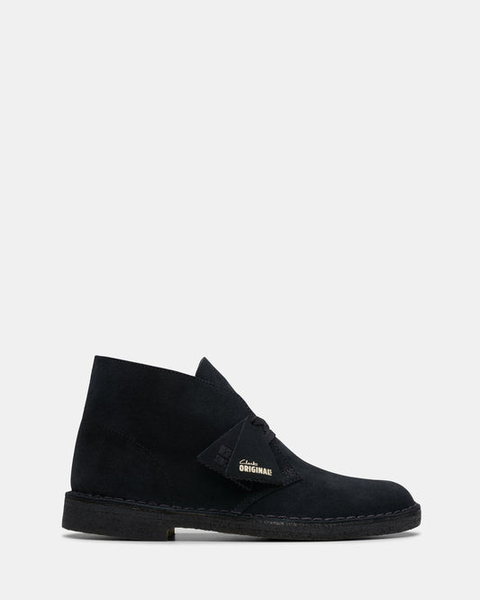 Image of Boots. Productname: Desert Boot (M) Black Suede Iii in Black Suede Iii colour by brand - Clarks Originals