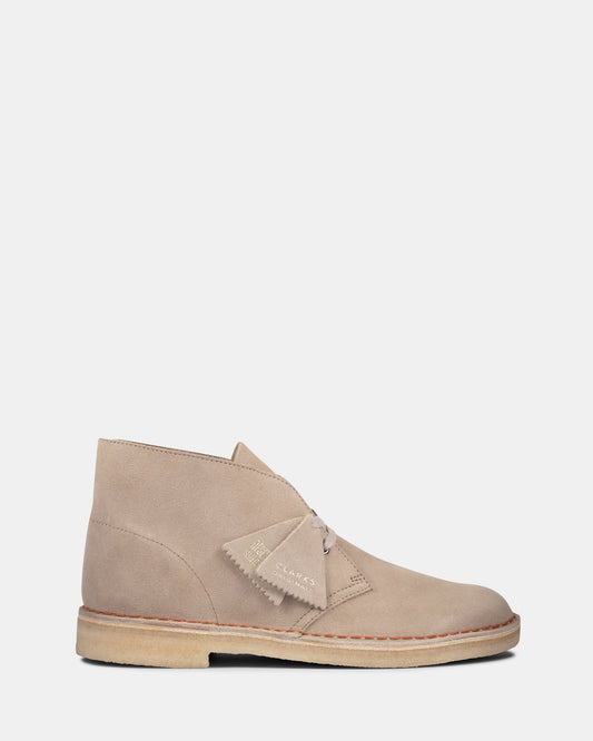 Image of Boots. Productname: Desert Boot (M) Sand Suede Iii in Sand Suede Iii colour by brand - Clarks Originals