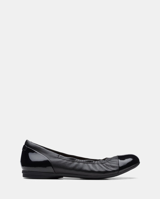 Image of Footwear. Productname: Rena Jazz Black Leather in Black Leather colour by brand - Clarks