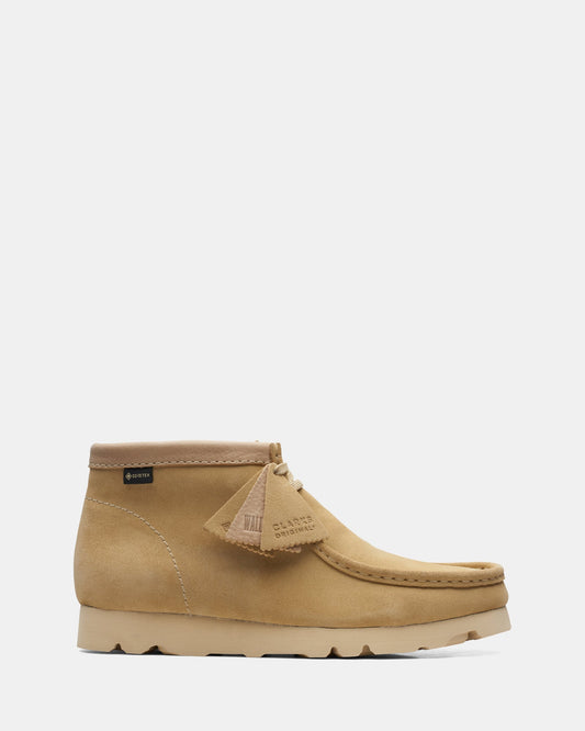 Image of Boots. Productname: WALLABEE BOOT GORE-TEX Maple Suede in Maple Suede colour by brand - Clarks Originals