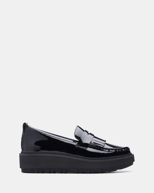 Image of Flats. Productname: ORIANNA W LOAFER Black Patent in Black Patent colour by brand - Clarks
