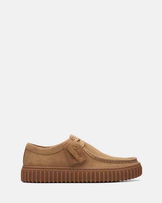 Image of Footwear. Productname: Torhill Lo Dark Sand Suede in Dark Sand Suede colour by brand - Clarks