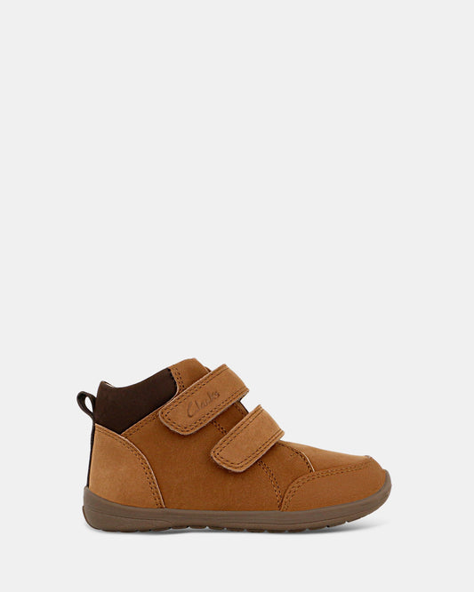 Image of Boots. Productname: Max Dark Tan in Dark Tan colour by brand - Clarks