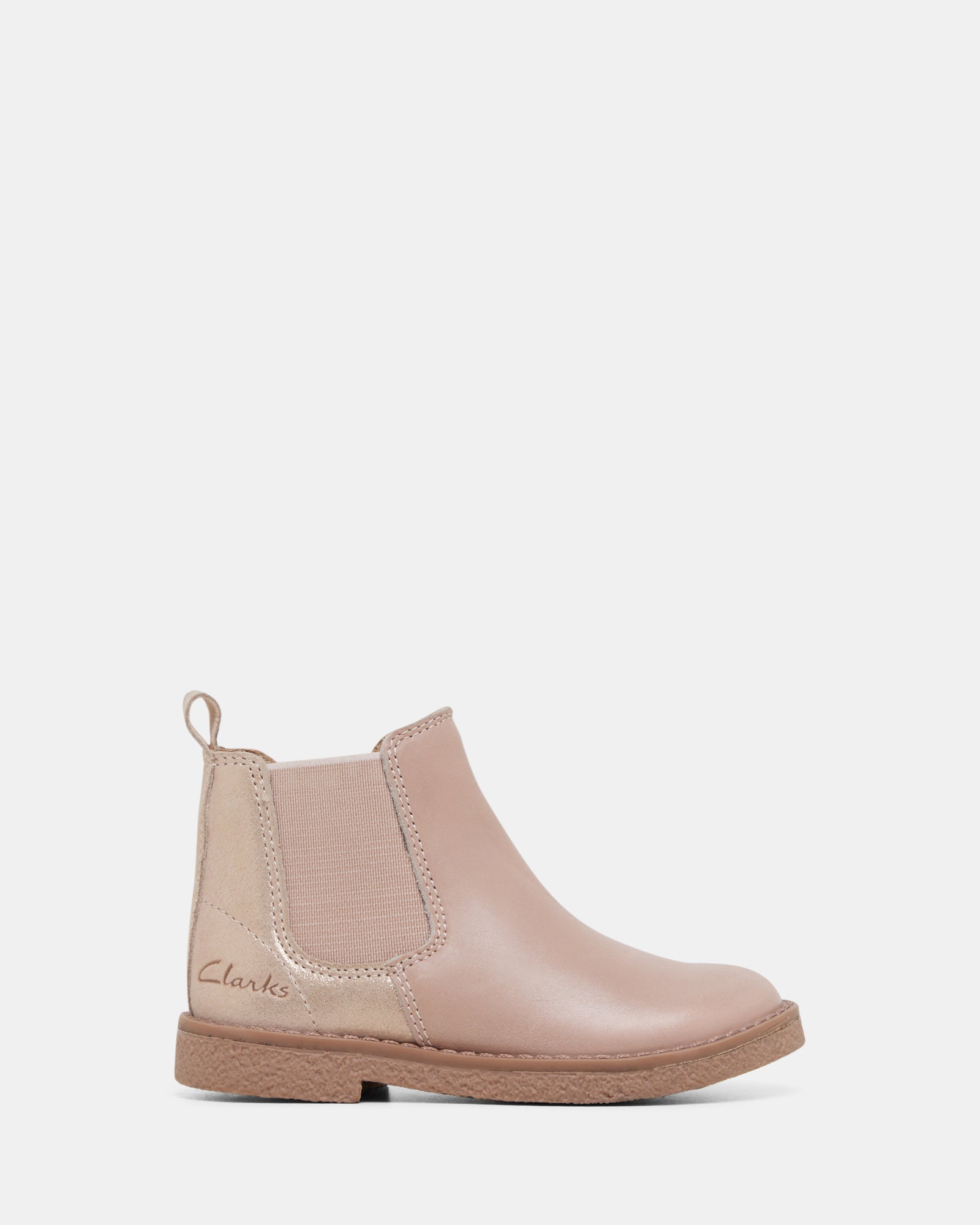 Image of Boots. Productname: Chelsea II Junior Rose in Rose colour by brand - Clarks
