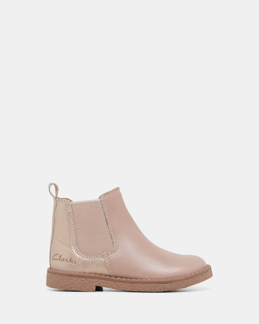 Image of Boots. Productname: Chelsea II Junior Rose in Rose colour by brand - Clarks