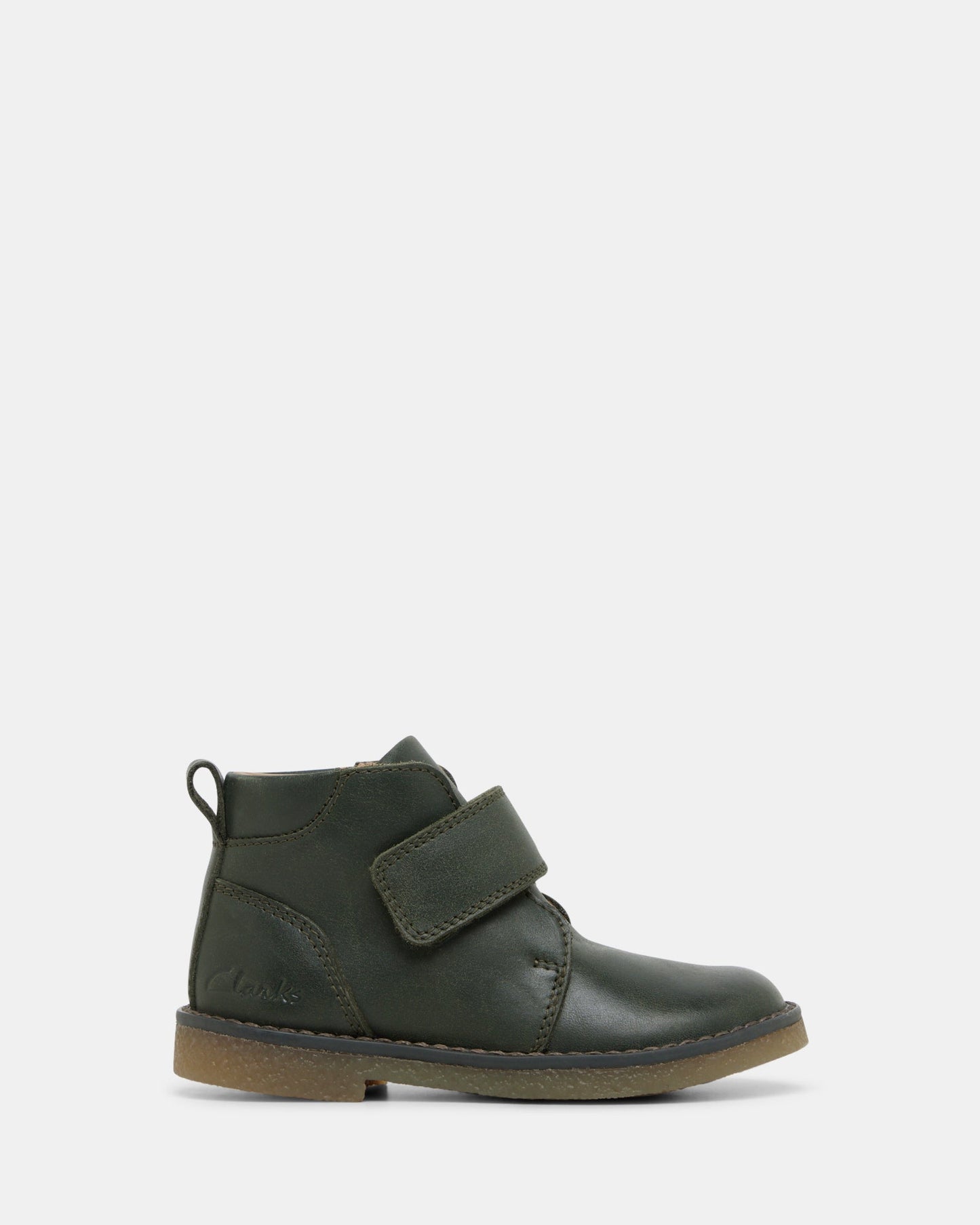 Image of Boots. Productname: Charlie Dark Olive in Dark Olive colour by brand - Clarks