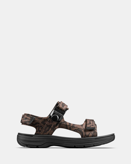 Image of Sandals. Productname: Cur Sandal 2 M Brown Textile in Brown Textile colour by brand - Clarks