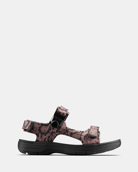 Image of Sandals. Productname: Cur Sandal 2 M Rose Textile in Rose Textile colour by brand - Clarks