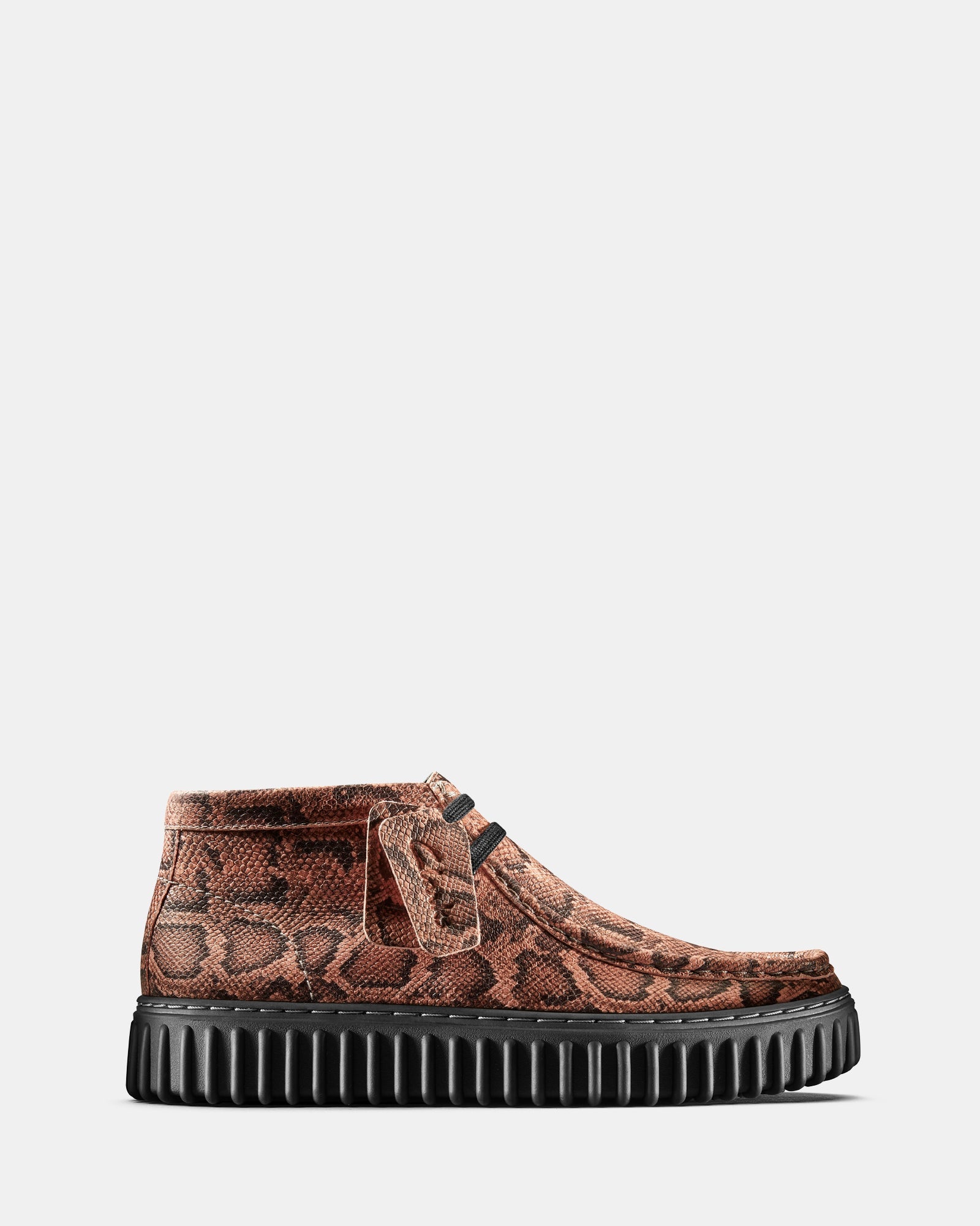 Image of Boots. Productname: Cur Torhill Hi (M) Rose Snake in Rose Snake colour by brand - Clarks