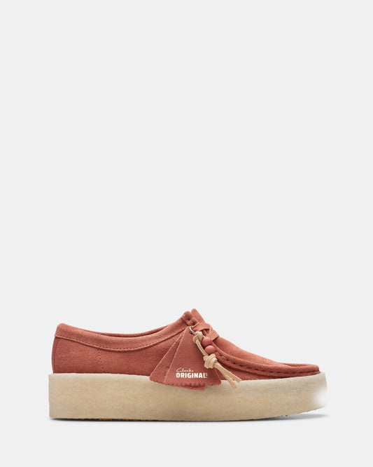 Image of Footwear. Productname: Wallabee Cup. (W) Terracotta Suede in Terracotta Suede colour by brand - Clarks Originals