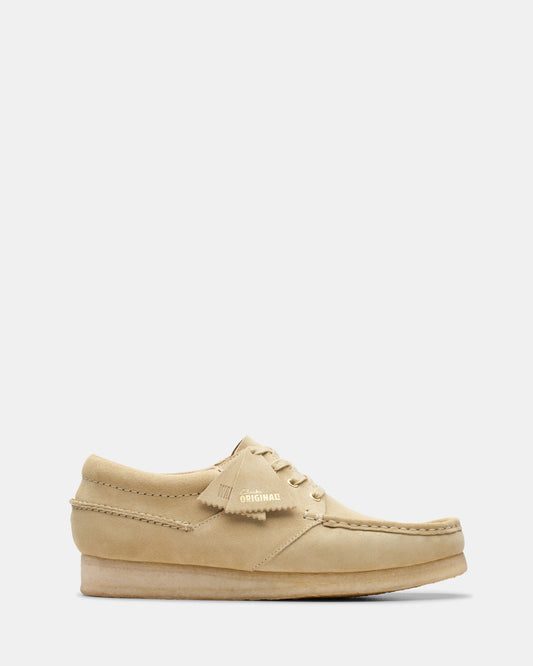 Image of Footwear. Productname: Wallabee Boat Maple Suede in Maple Suede colour by brand - Clarks Originals